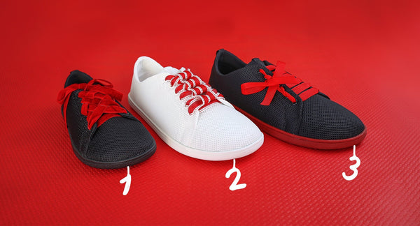 Blog post: 3 ways to tie your barefoot shoes for the holidays