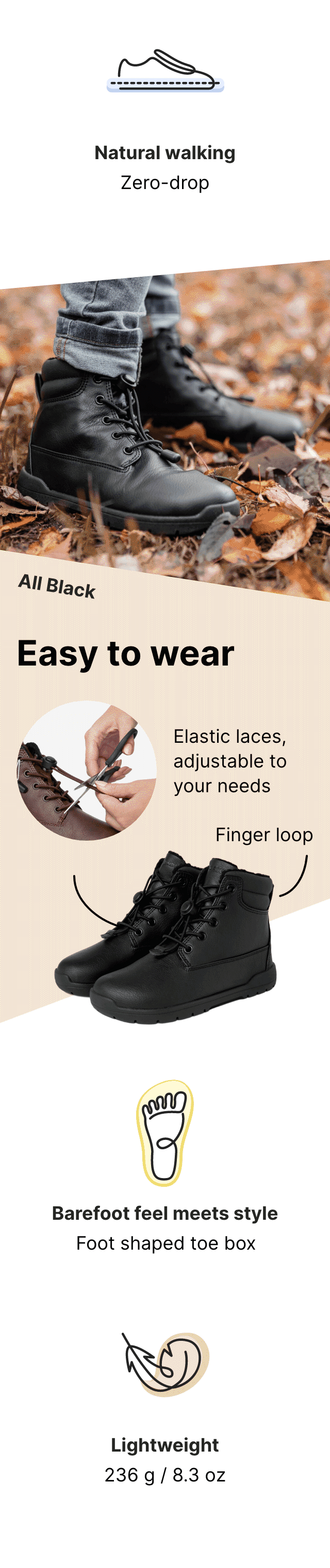 Zero drop 2025 kids shoes