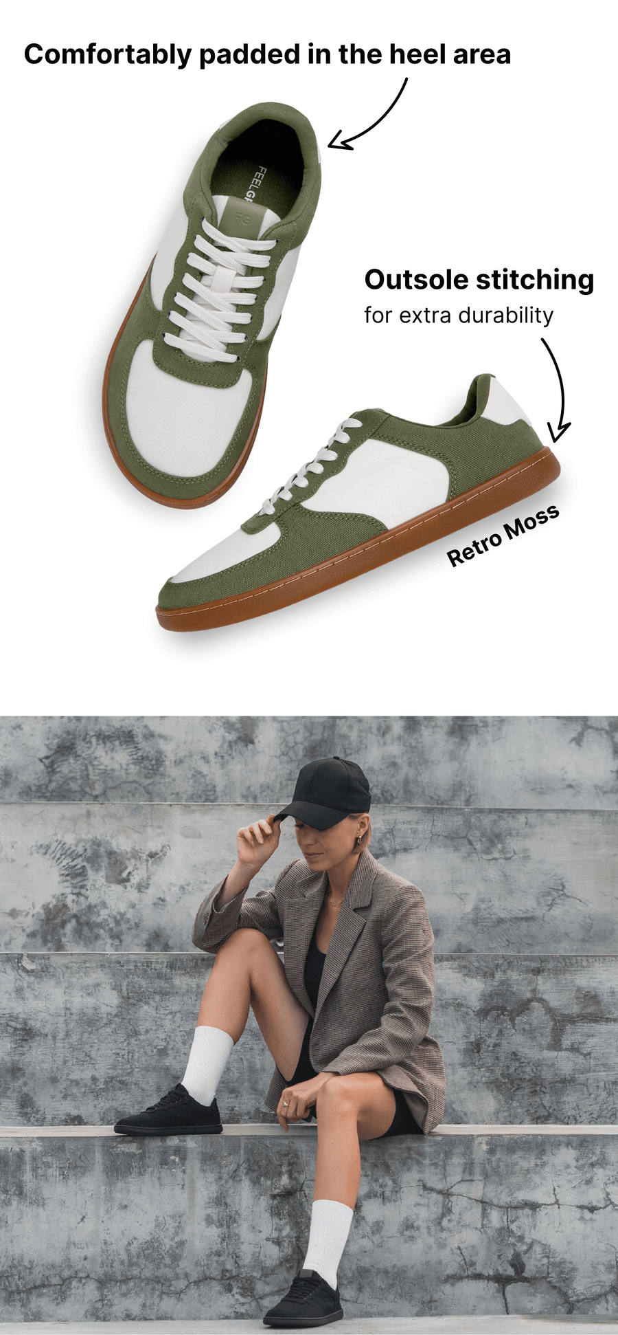 Courtside Canvas - Gum Moss ǀ Feelgrounds Courtside Canvas - Gum Moss ǀ Feelgrounds